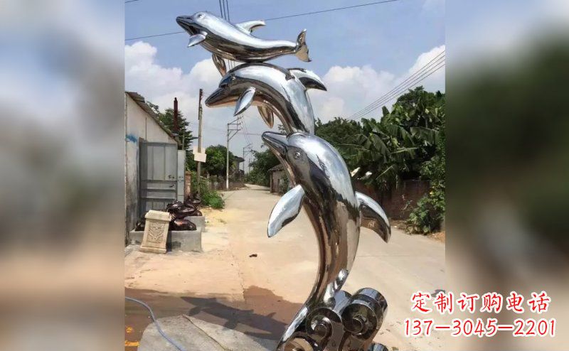 太原产品名称优雅海豚雕塑