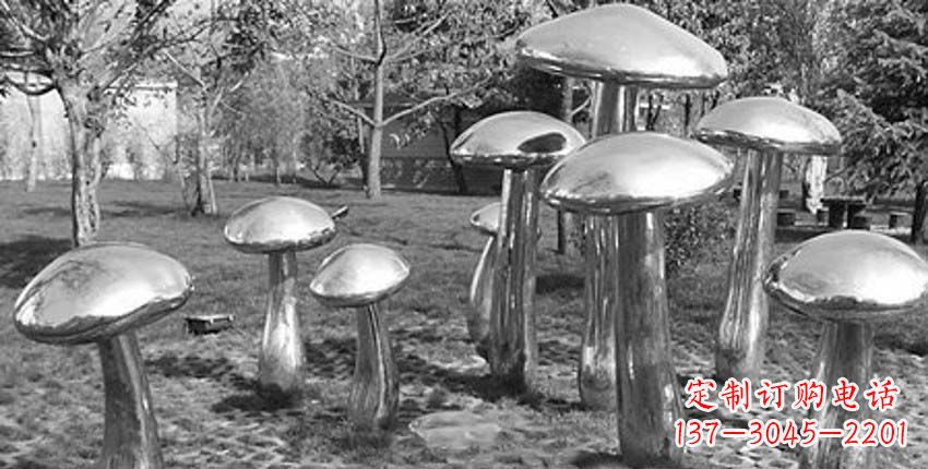 太原萌芽之美,蘑菇景观雕塑