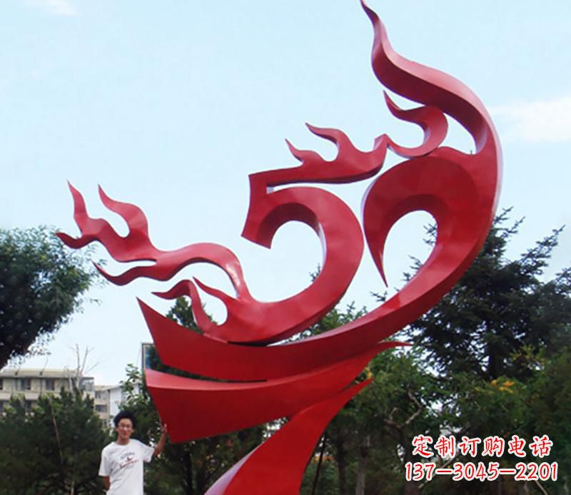 太原梦幻飘带景观雕塑