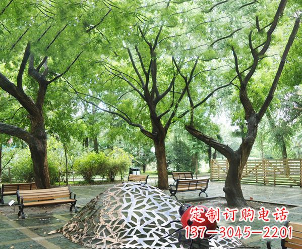 太原悠久活力-不锈钢瓢虫雕塑