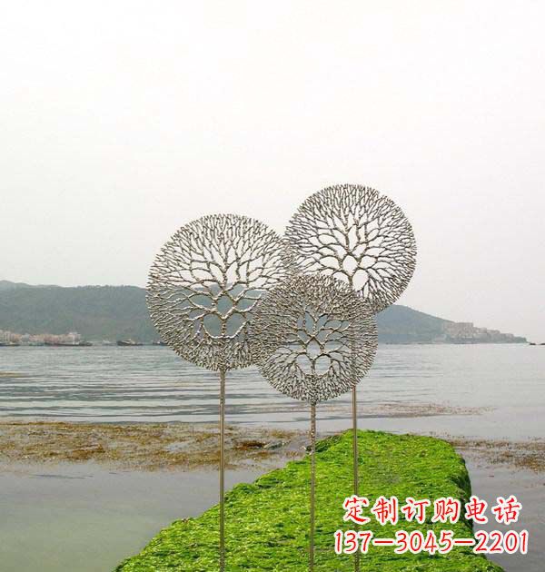 太原 迷人的不锈钢蒲公英雕塑