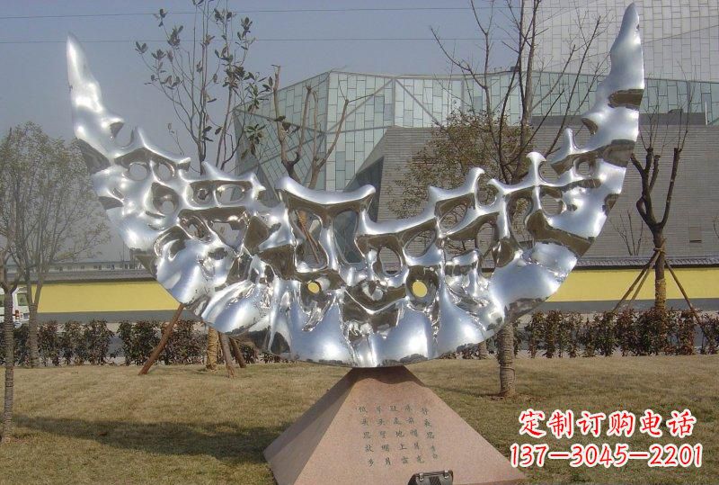太原新款不锈钢月亮景观雕塑