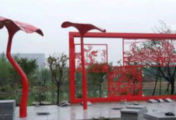 太原不锈钢龙凤雕塑