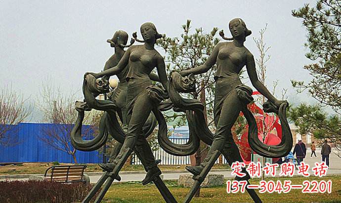 太原中领雕塑精美女孩雕塑