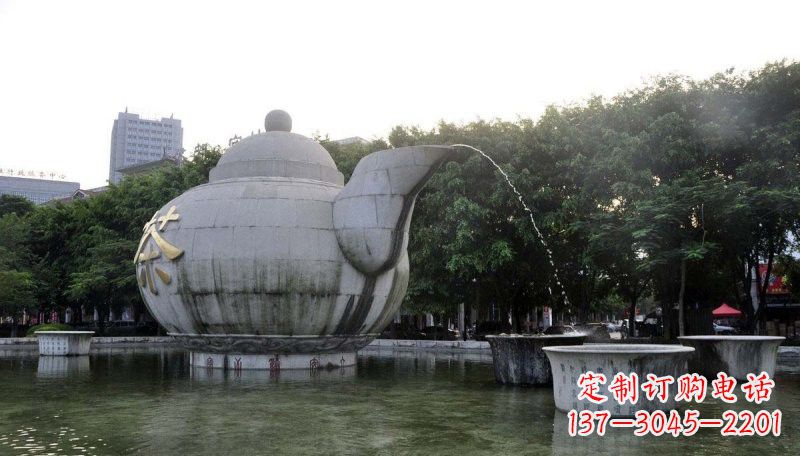 太原公园茶壶石雕