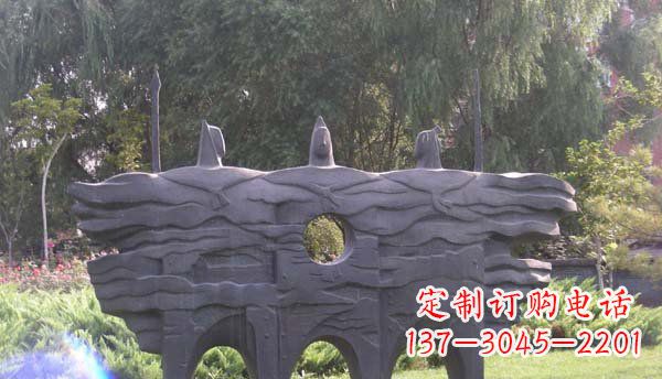 太原精美绝伦的战士铜雕