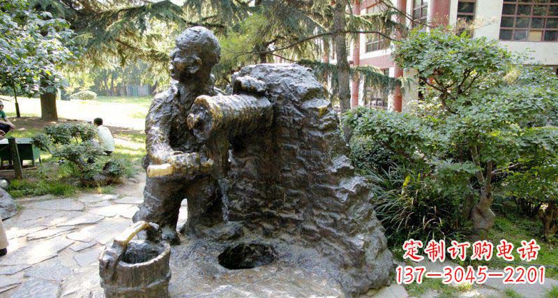 太原春洋定制铜雕男孩雕塑