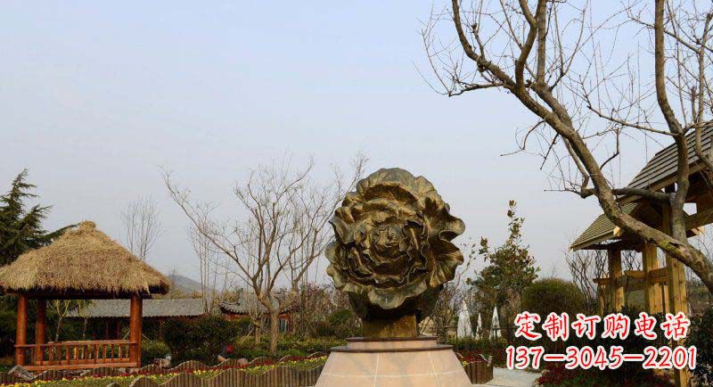 太原公园大白菜景观铜雕