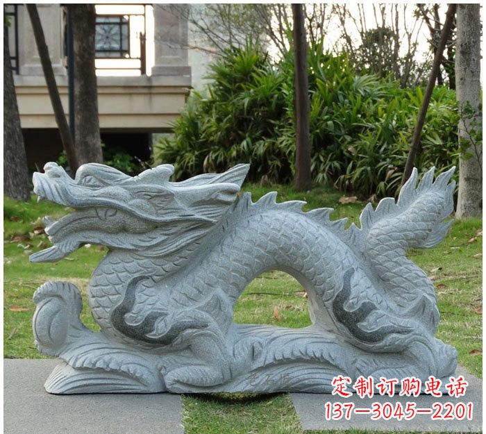 太原精美雕刻的大理石龙雕塑
