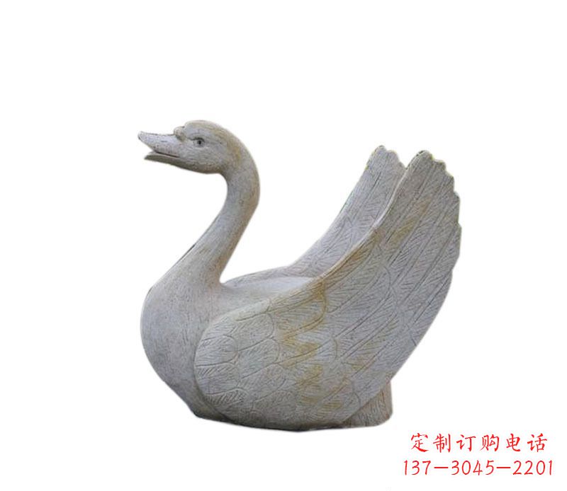 太原中领雕塑 | 天鹅石雕景观喷泉
