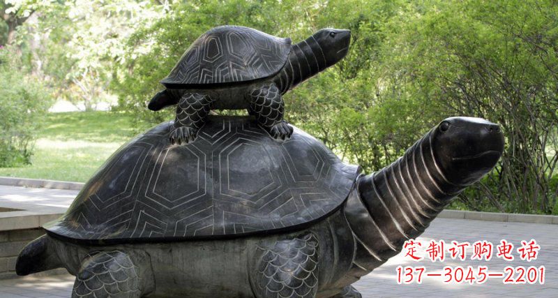 太原铜质乌龟景观雕塑