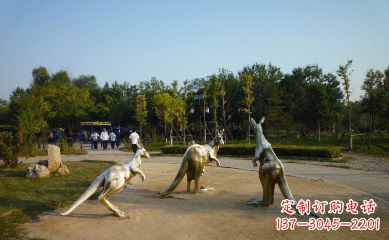 太原高质量袋鼠铜雕