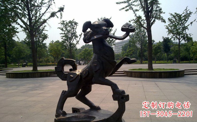 太原中领雕塑狗动物铜雕