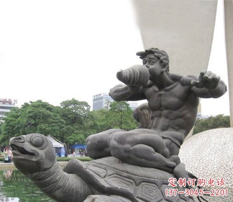 太原公园动物海龟雕塑