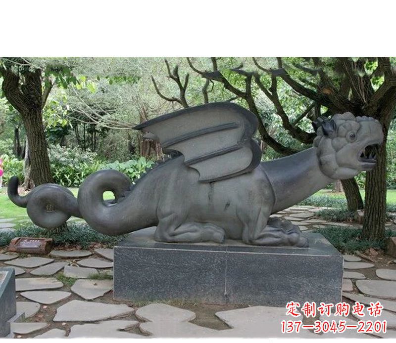 太原公园动物恐龙石雕