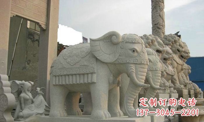 太原产品名称优雅雕塑大象招财雕塑