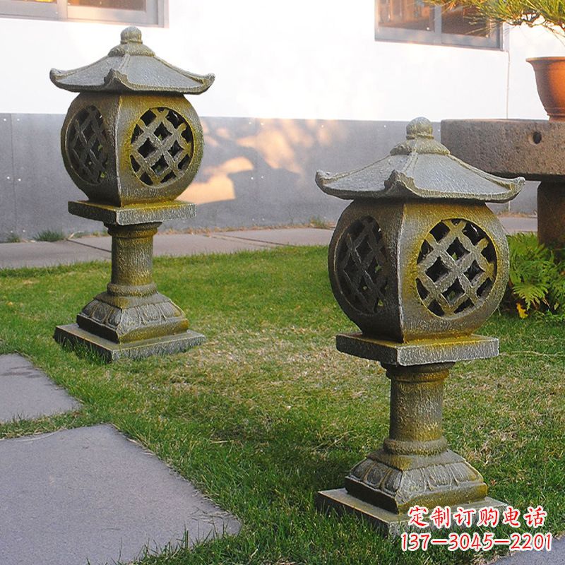 太原公园仿古石灯笼