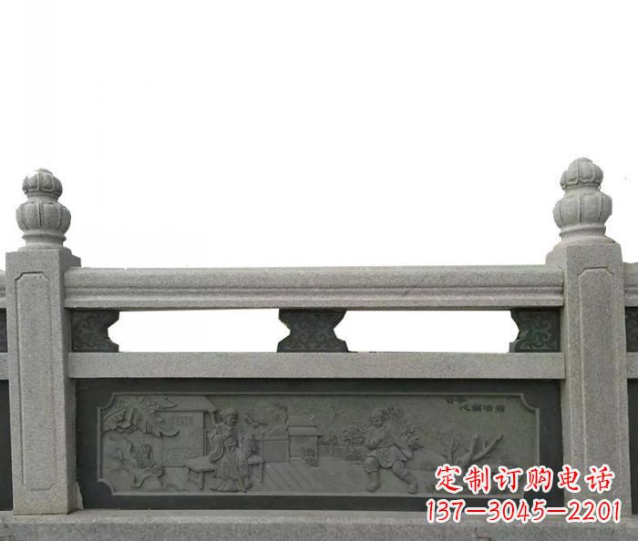 太原公园仿古石雕栏板