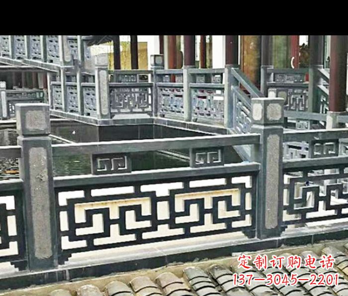 太原公园仿古石栏板
