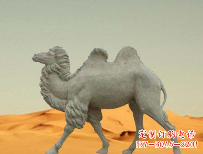 太原欣赏大自然的优美,惊叹于实用的骆驼雕塑