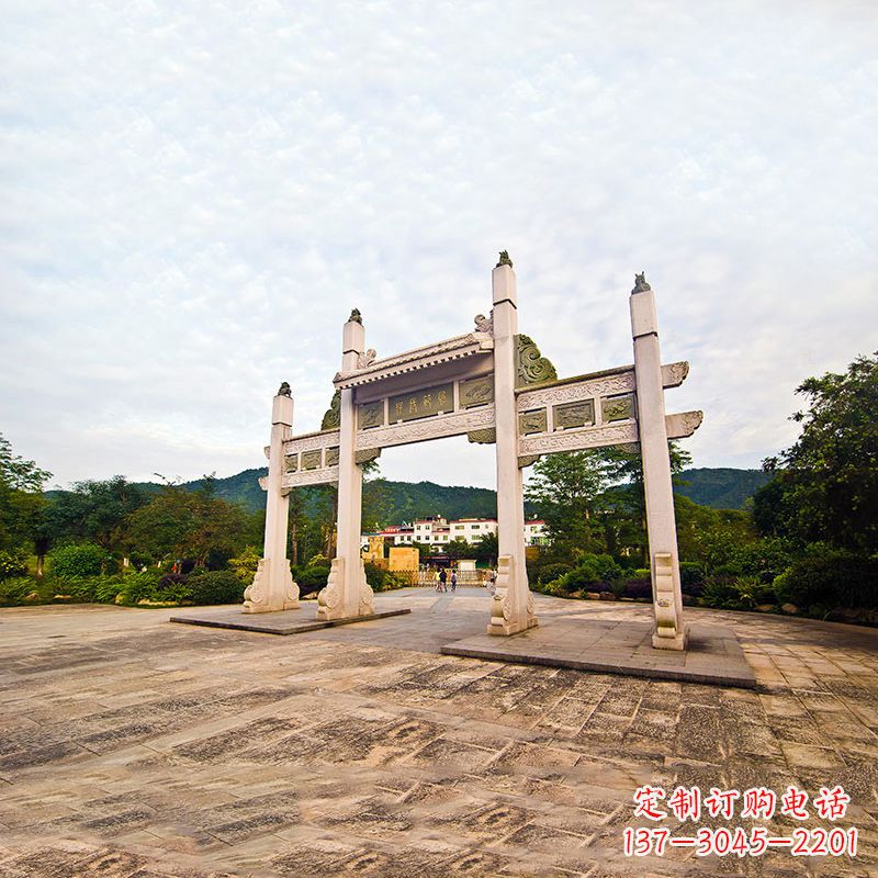 太原精美石牌坊雕塑