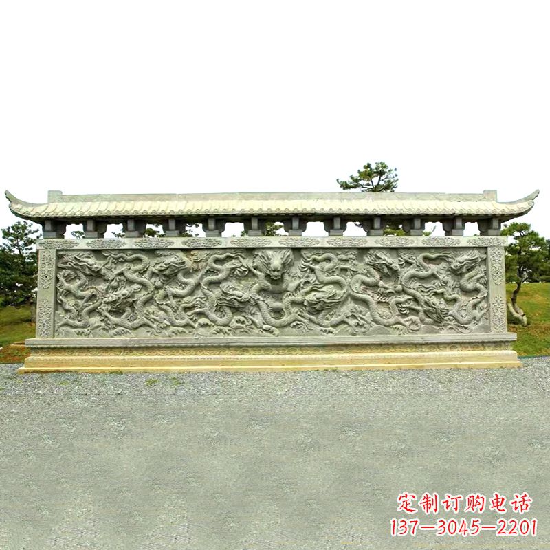 太原山水玉龙壁雕艺术
