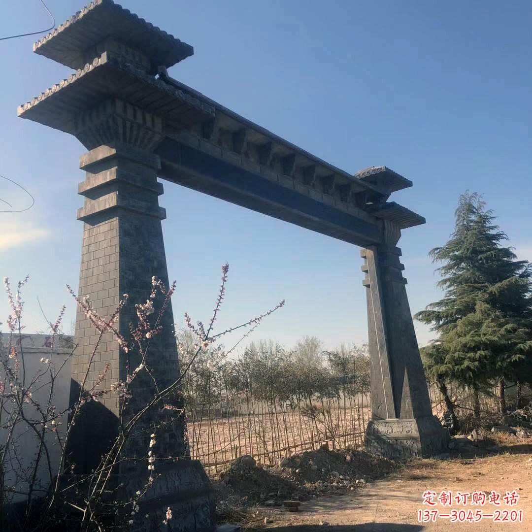 太原高雅独特的汉阙大门石雕