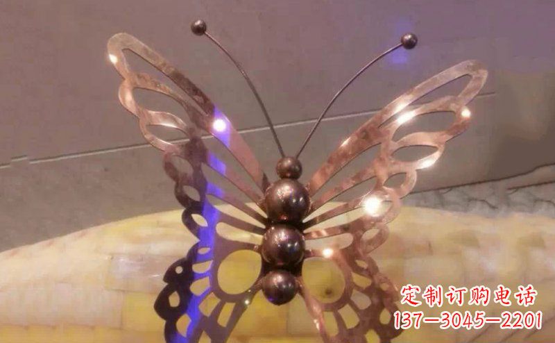 太原高品质不锈钢蝴蝶雕塑