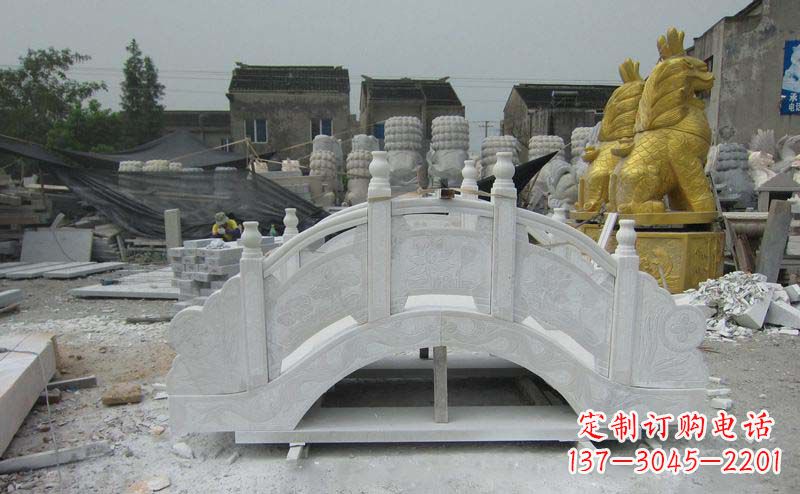 太原精美的大理石拱桥雕塑