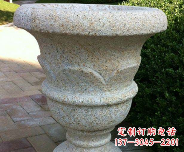 太原大理石花盆石雕,为您的景观添色彩