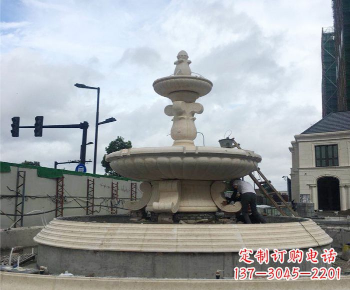 太原品质卓越的定制大型喷泉石雕
