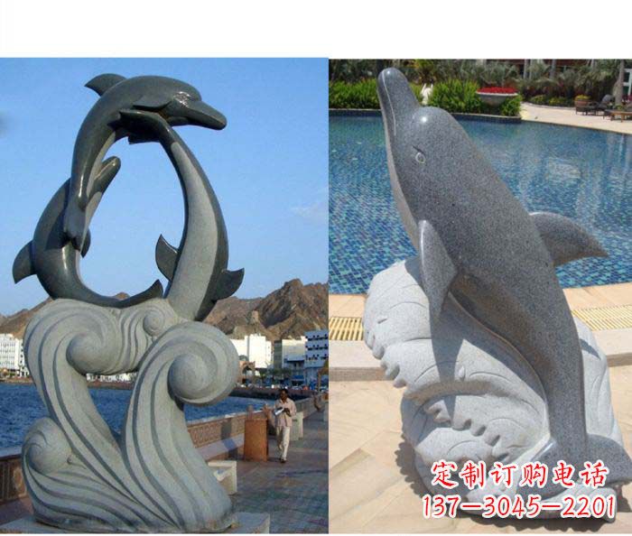 太原艺术精细 海豚雕塑
