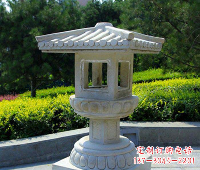 太原公园景观小型石灯雕塑