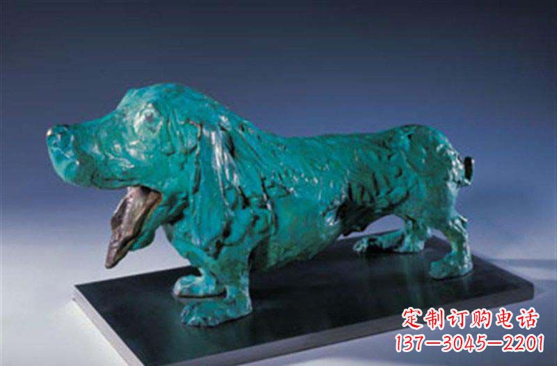 太原柯基狗铜雕艺术品