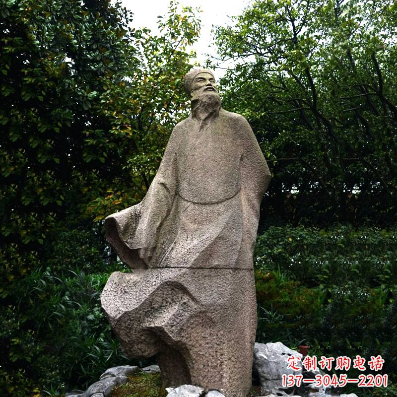 太原精美苏东坡砂岩雕塑