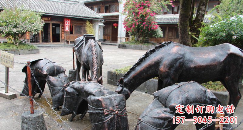 太原中领雕塑定制的铜动物雕塑