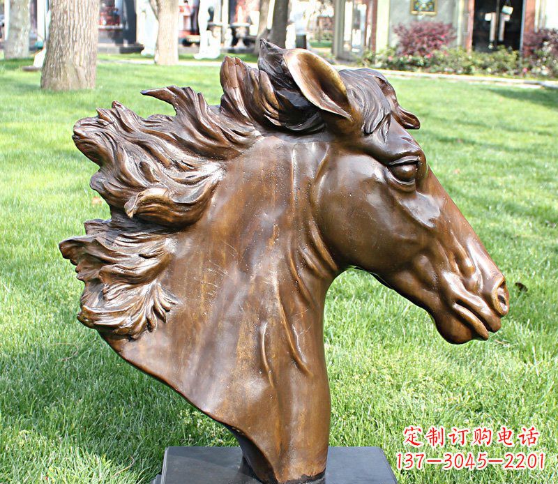 太原马头铜雕工艺品