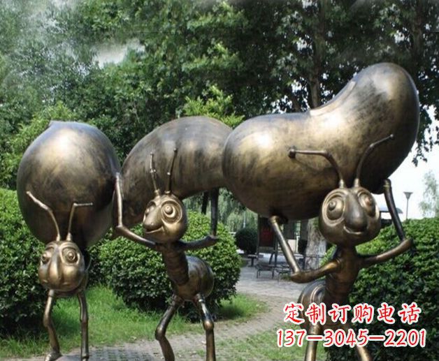 太原雕刻精灵——蚂蚁铜雕