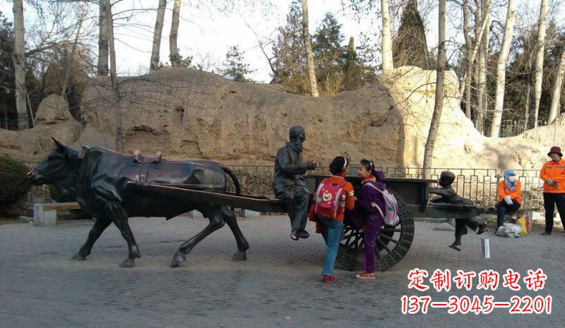 太原传承历史,记录岁月——领雕塑定制小孩雕塑