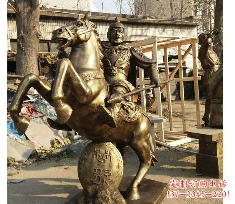 太原高雅骑马雕塑