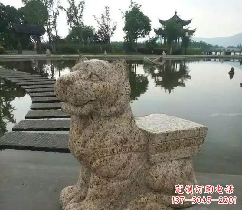 太原中领雕塑—十二生肖石虎雕塑