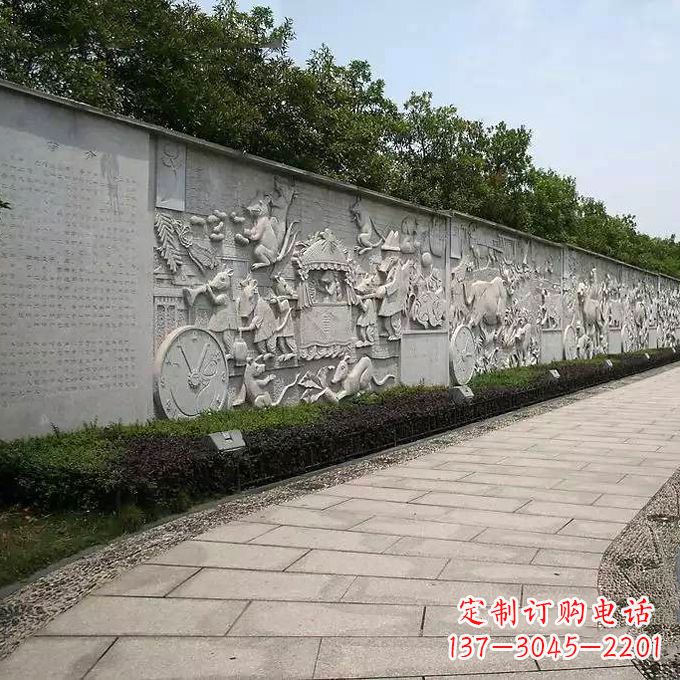 太原领雕塑 | 十二生肖文化浮雕