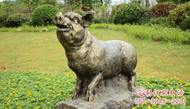 太原公园十二生肖铜雕
