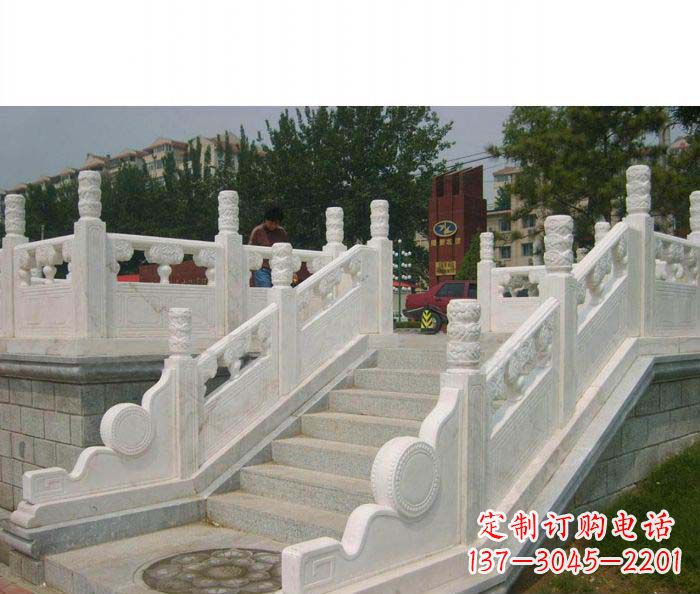 太原精美大理石栏板雕塑