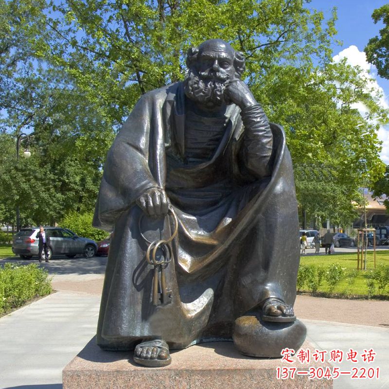 太原铸就传奇托尔斯泰雕塑