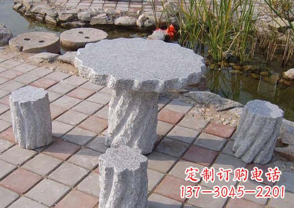 太原公园石桌凳 (2)