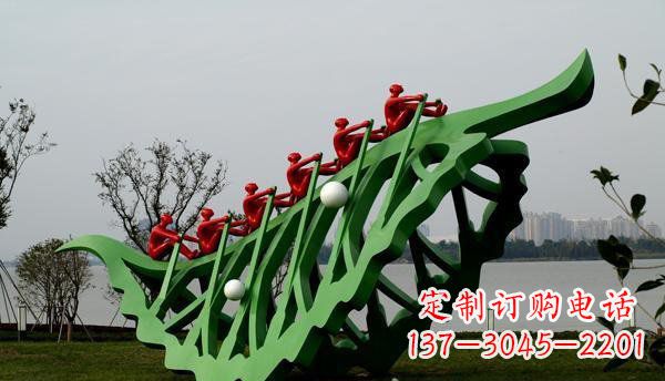 太原不锈钢树叶雕塑