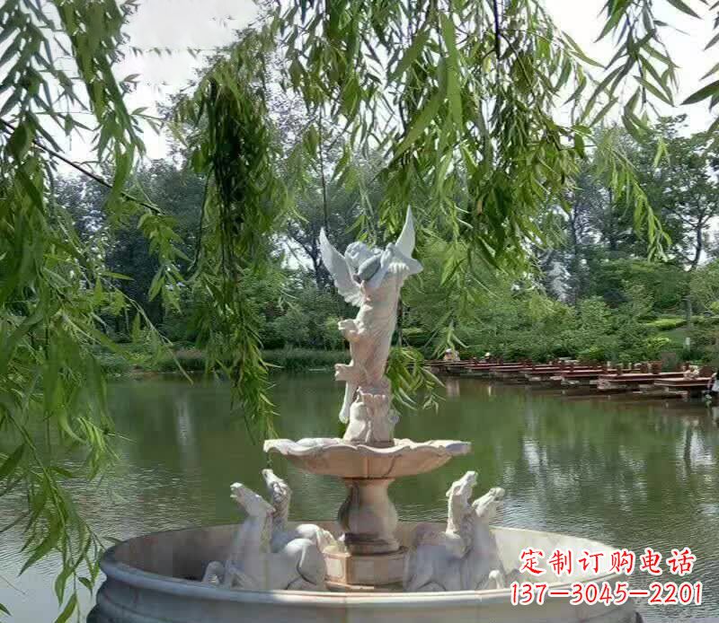 太原公园天使景观石雕