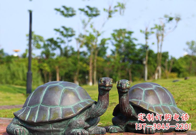 太原中领雕塑别具特色的乌龟铜雕