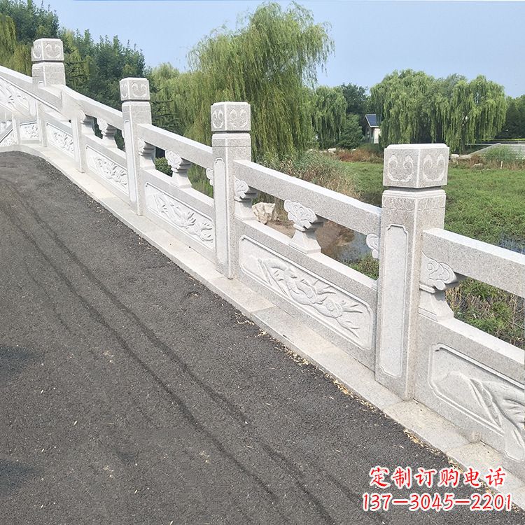 太原独特的大理石栏杆护栏雕塑,让公园更加精致